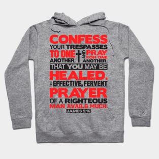 James 5:16 Pray For One Another Hoodie